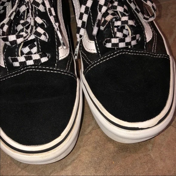 Black VANS off the Wall Sneakers Skate Shoes - Picture 2 of 5